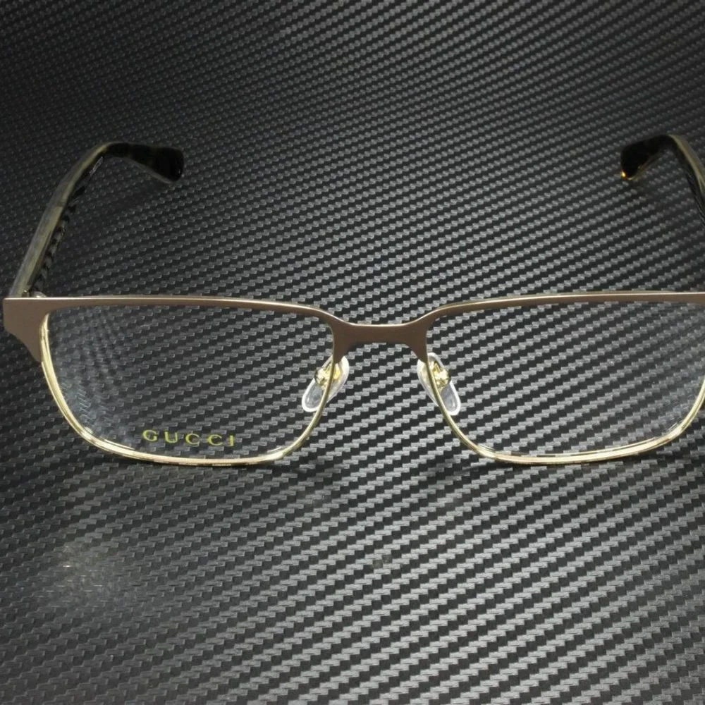 Gucci Men's Crystal Havana 58mm Glasses